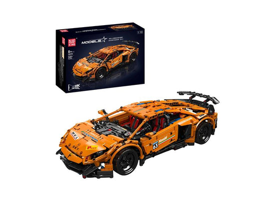 Mould King | Sportwagen Aventador SVJ | 1608 Teile (inkl. Fernbedienung)