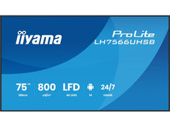 iiyama | LH7566UHSB-B1AG | 75, IPS, UHD, 800cd, Android 14 OS