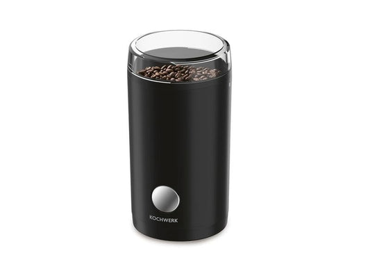 Kochwerk | Kaffeemühle 180W schwarz | mit Edelstahl-Mahlwerk