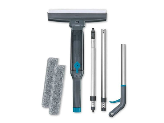 Lichterblitz | Fensterreiniger manuell | 3in1 grau/blau