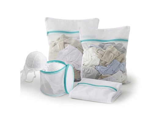 CLEANmaxx | Waschbeutel-Set weiss 4-tlg. | Waschbeutel Set