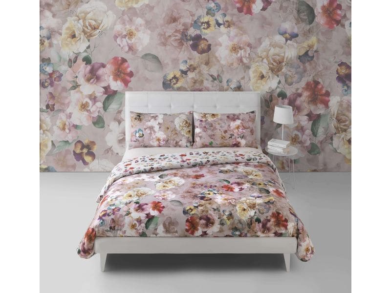 Mirabello | Kissenbezug Bloom | 65x65 cm, Satin, 100% CO