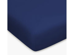Home Fashion | H.F. Fixleintuch Jersey, Marine | 90-100x200 cm