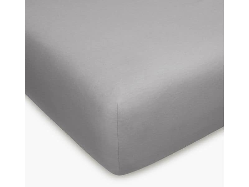 Home Fashion | H.F. Fixleintuch Jersey,Graphit | 140-160x200 cm, 100% Baumwolle