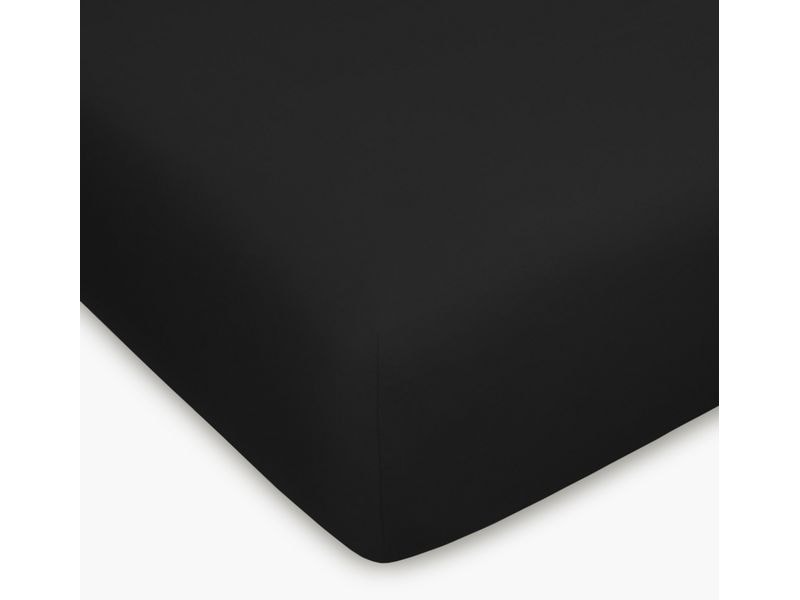 Home Fashion | H.F. Fixleintuch Jersey,Schwarz | 140-160x200 cm, 100% Baumwolle