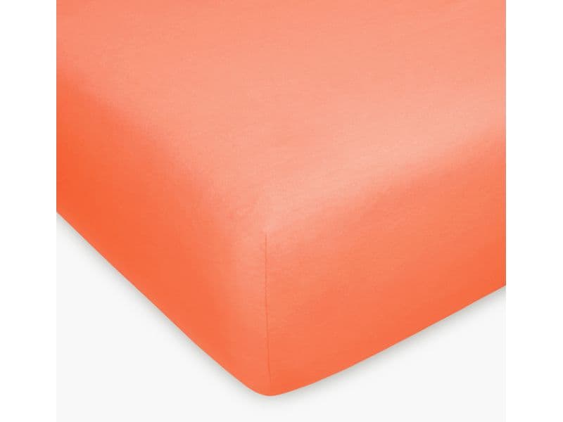 Home Fashion | H. F. Fixleintuch 180x200 cm | 100% Baumwolle, Coral