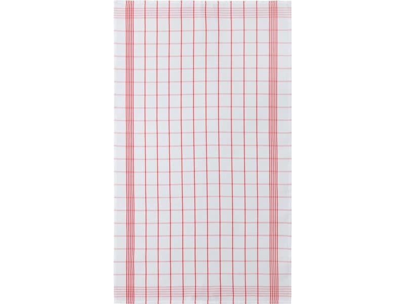Home Fashion | H. F. Geschirrtuch 3er Set,50x85 | cm, Rot, Halbleinen