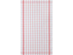 Home Fashion | H. F. Geschirrtuch 3er Set,50x85 | cm, Rot, Halbleinen
