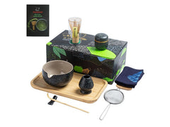 TEANAGOO | Matcha-Set,10teilig | mit Ausgiesschale