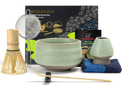 TEANAGOO | Matcha-Set, 7teilig | Hellgrün