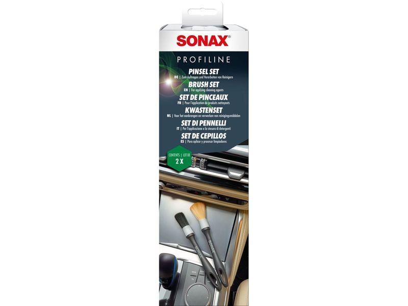 Sonax | Brush Set Interior, 2-teilig | Für Innen- und Aussenreinigung