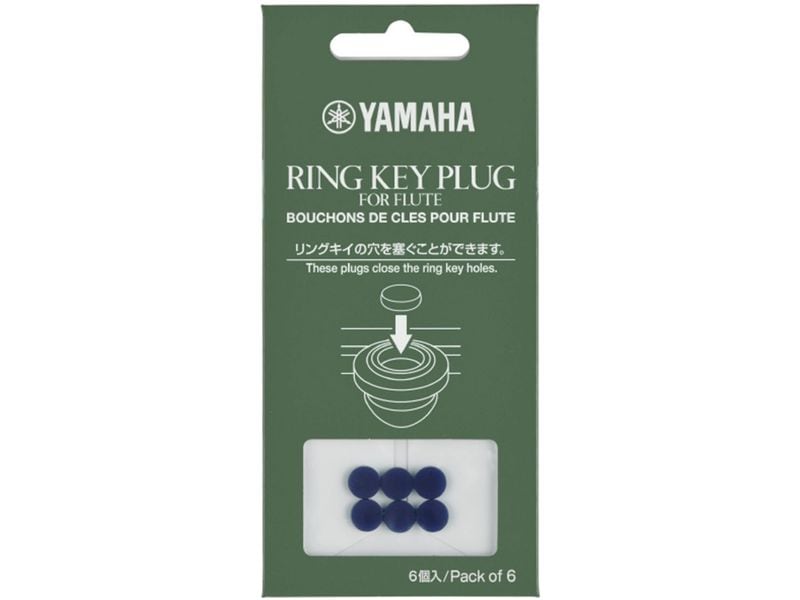 Yamaha | Ring Key Plug | Silikon, für Querflöte, 6er-Pack