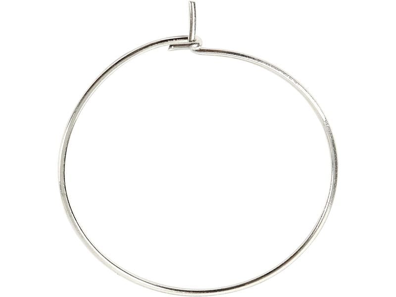 Creativ Company | Creolen | Versilbert Rund 20 mm