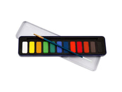 Creativ Company | Wasserfarben-Set | 12x30 mm, 12 sortierte Farben