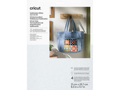 Cricut | Iron-On-Set glitzer, bedruckbar | 4 Blatt, A4, glitzer, Sublimation