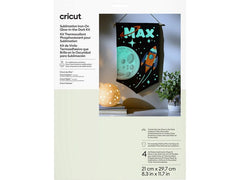 Cricut | Iron-On fluoreszierend, bedruckbar | 4 Blatt, A4, glow in the dark, Sublimation