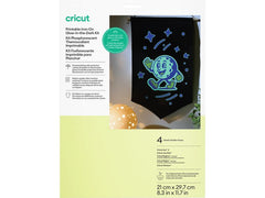 Cricut | Iron-On fluoreszierend, bedruckbar | 4 Blatt, A4, glow in the dark, Inkjet