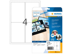 HERMA | Etiketten | Hochglanz, A4, 96 x 139.7 mm, weiss