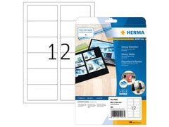 HERMA | Etiketten | Hochglanz A4 88.9 x 46.6 mm weiss permanent