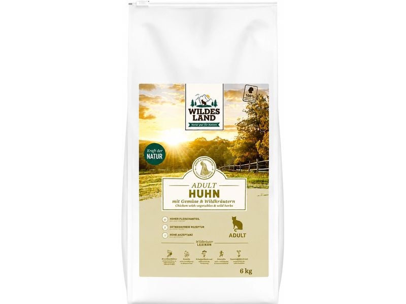 Wildes Land | Fel Adult Huhn Gartengemüse | 6kg