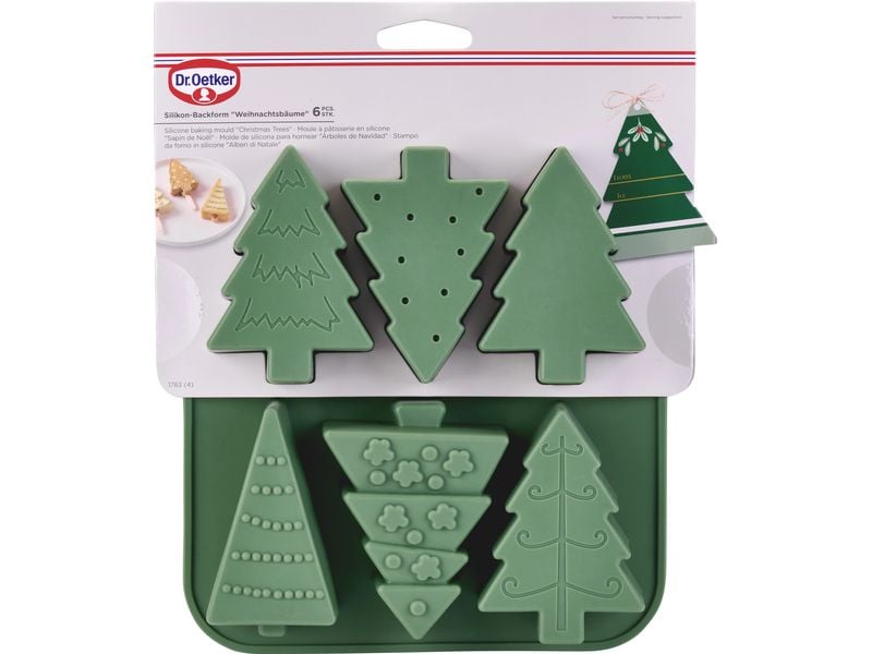 Dr.Oetker | Dr. Oetker Holiday Joy Backform X-Mas | 20x18.5x3.5cm, grün