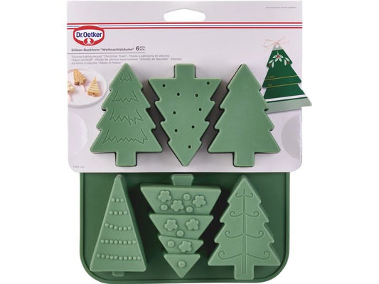 Dr.Oetker | Dr. Oetker Holiday Joy Backform X-Mas | 20x18.5x3.5cm, grün