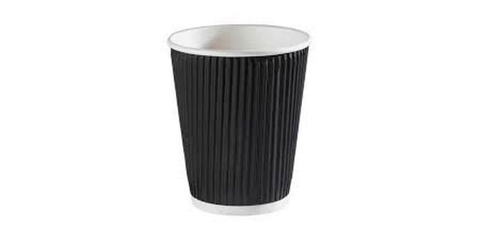 Duni | Triple Wall Becher Schwarz 24cl | 25 Stk.
