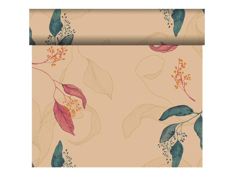 Duni | Bio Dunicel Tête-a-Tête Glowy Leaves | 24mx40cm, 20 Abschnitte