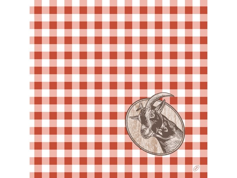 Duni | Bio DSF Serviette Alpine Charm | 40x40cm, 60 Stk.