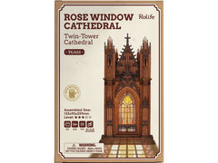 Rolife | Twin-Tower Cathedral | 111-teiliges 3D-Modell mit Beleuchtung