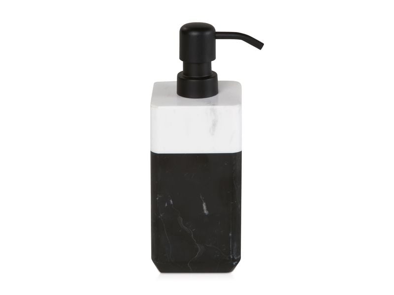 Möve | Seifenspender Black & White | Schwarz/Weiss, 180 ml