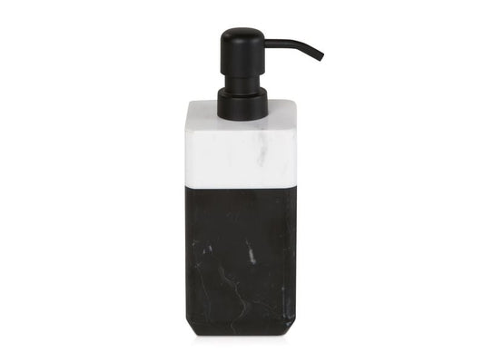 Möve | Seifenspender Black & White | Schwarz/Weiss, 180 ml