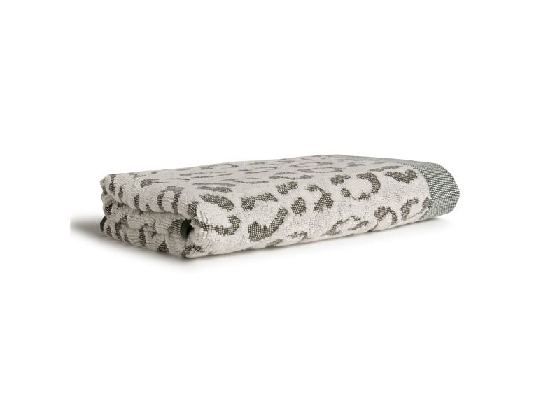 Möve | Duschtuch Safari Spirit Leopard | 67 x 140 cm, Nature/Cypress