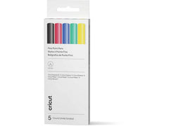 Cricut | Stifte Fine-Point Classic | 5 Stifte, 4 mm, klassisch