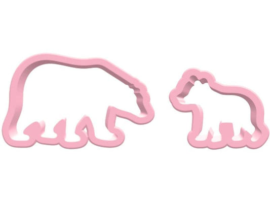 BackshopSchweiz | Backshop Ausstechformen Eisbär & Baby | 2-teilig