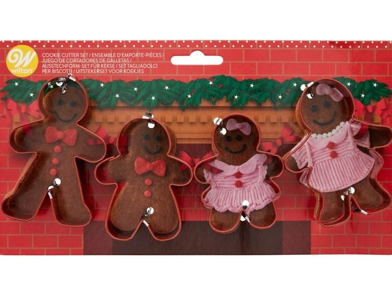 BackshopSchweiz | Backshop Ausstechformen Lebkuchen Familie | 4-teilig