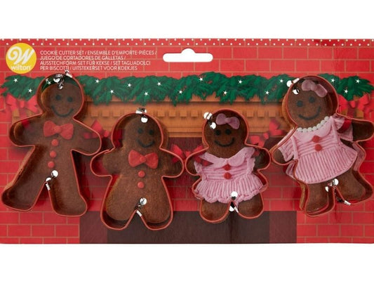 BackshopSchweiz | Backshop Ausstechformen Lebkuchen Familie | 4-teilig