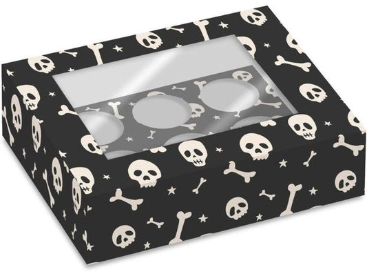 BackshopSchweiz | Backshop Cupcake Box 6 Halloween Totenkopf | 2 Stück