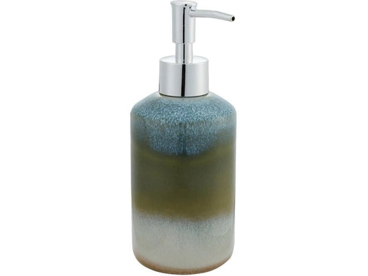 diaqua® | Diaqua Seifenspender Ruen | Ø 7.2 X 18.2 cm, Braun/Aqua