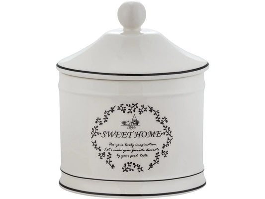 diaqua® | Diaqua Kosmetikdose Sweet Home | Ø 13.9 X 15.5 cm, Weiss