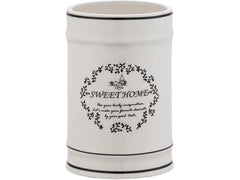 diaqua® | Diaqua Mundspülbecher Sweet Home | Ø 8.5 X 12.5 cm, Weiss