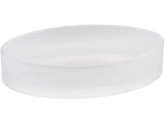 diaqua® | Diaqua Seifenschale Pinta | 13.8 X 8.9 X 3 cm, Weiss Frosted