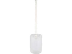 diaqua® | Diaqua WC-Bürstengarnitur Pinta | Ø 9 X 40 cm, Weiss Frosted