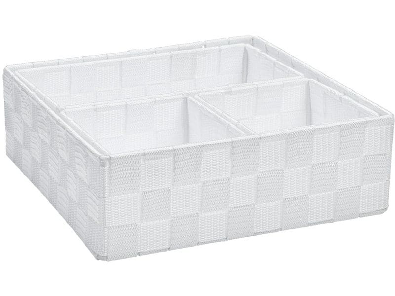 diaqua® | Diaqua Aufbewahrungsset Irina | 26 X 26 X 8 cm, Weiss