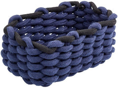 diaqua® | Diaqua Aufbewahrungskorb Cord | 20 X 14 X 10 cm, Dunkelblau
