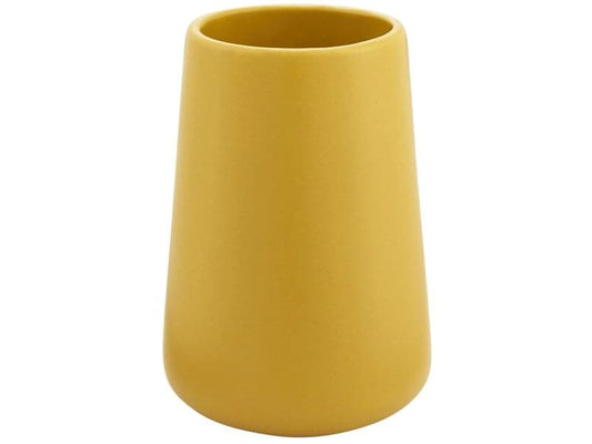 diaqua® | Diaqua Mundspülbecher Yuma | Ø 8.2 X 11.8 cm, Gelb Matt