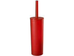 diaqua® | Diaqua WC-Bürstengarn.Trend Frosted | Ø 9.5 X 38.5 cm, Rot/Transp.