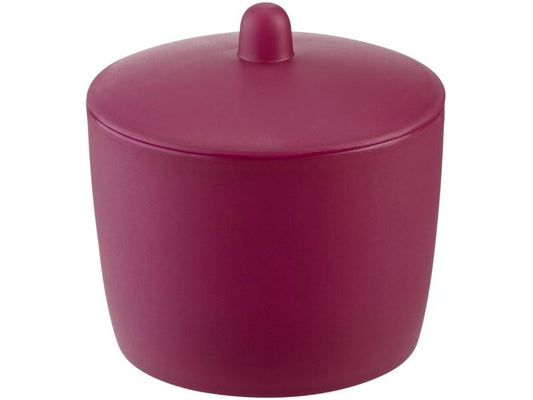 diaqua® | Diaqua Kosmetikdose Trend Frosted | Ø 9.5 X 8.9 cm, Kirsche/Transp.