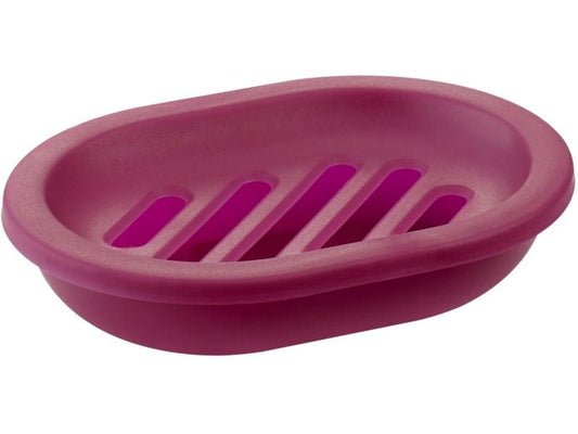 diaqua® | Diaqua Seifenschale Trend Frosted | 13.5 X 10.1 X 2.8 cm, Kirsche/Transp.