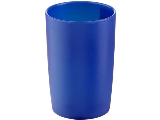 diaqua® | Diaqua Mundspülbecher Trend Frosted | Ø 6.8 X 10 cm, Blau/Transp.